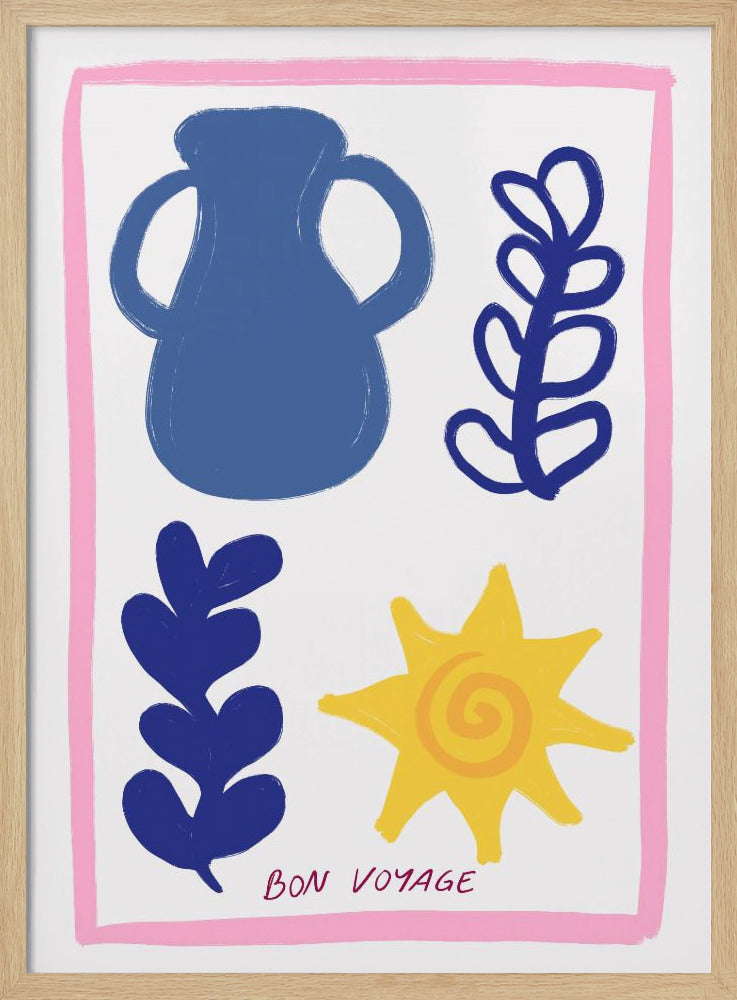 Bon Voyage Symbols | Poster