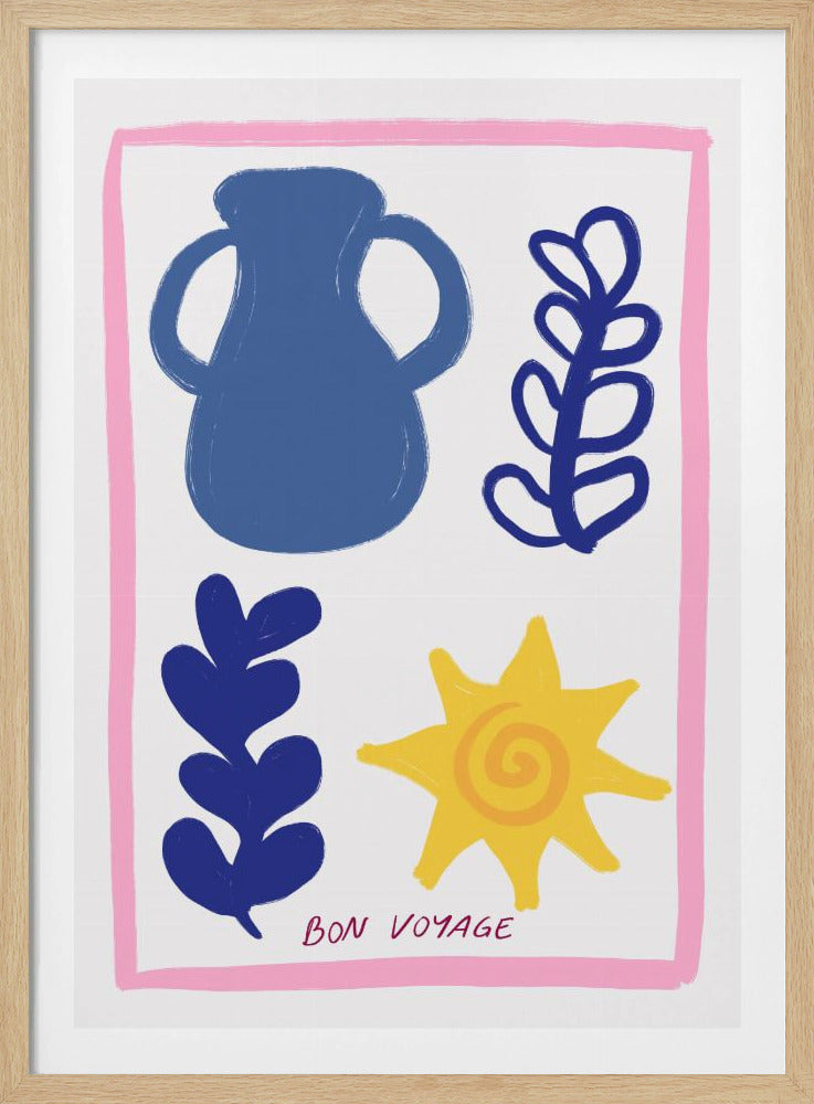 Bon Voyage Symbols | Poster