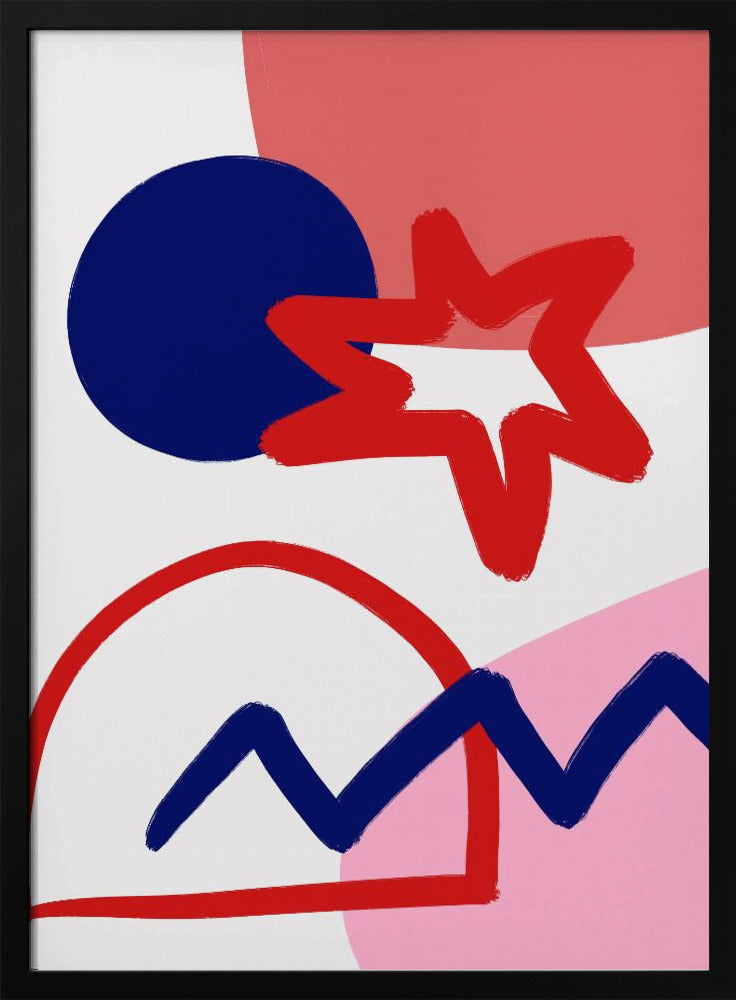 Bold Geometric Shapes | Poster