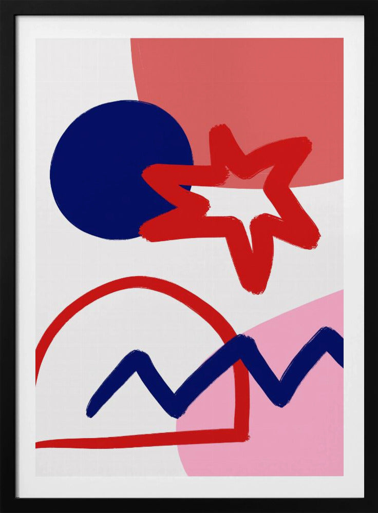 Bold Geometric Shapes | Poster