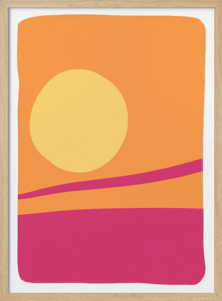 Lebendiges Sonnenuntergangsglühen | Poster