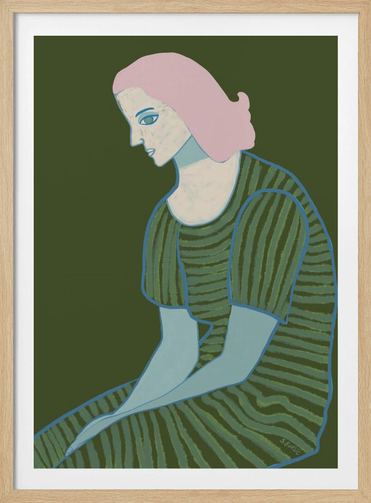 Sitzende Dame | Poster
