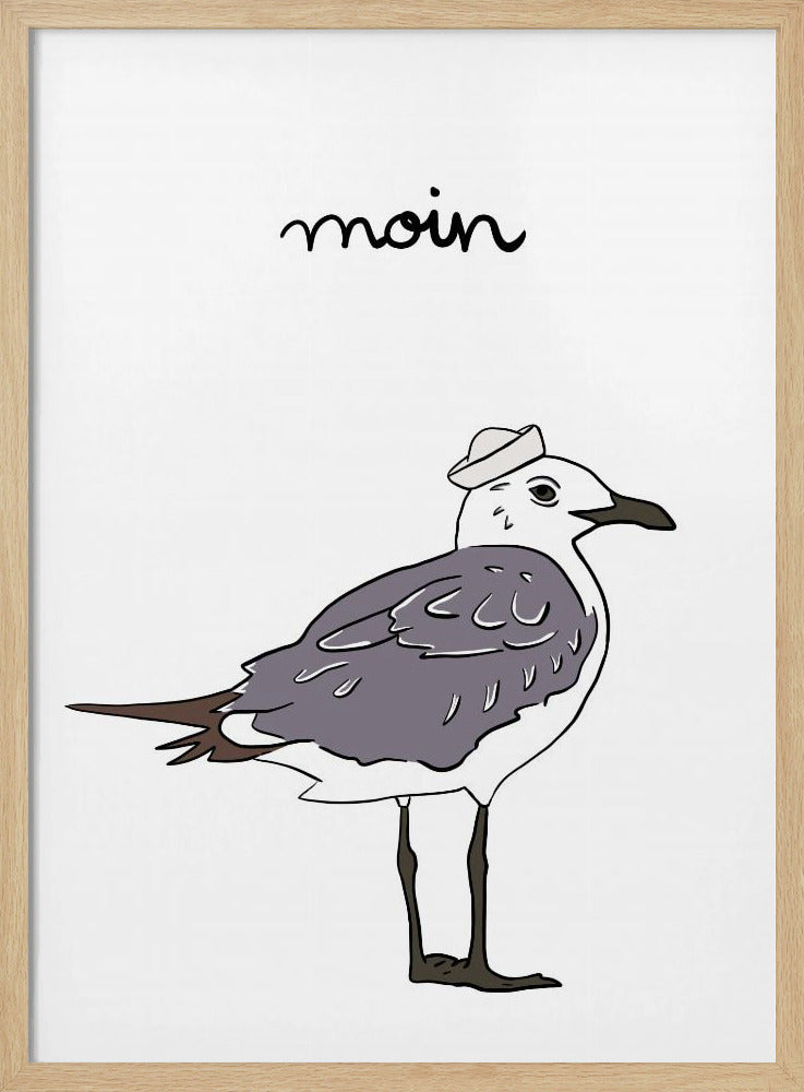 Möwe mit Stil | Poster