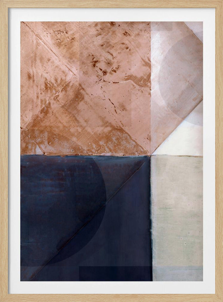 Abstraktes geometrisches Muster | Poster