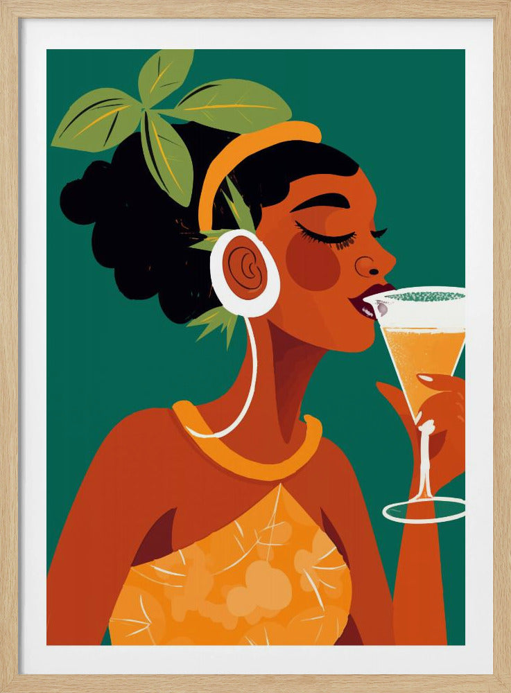 Trinken in den Tropen | Poster