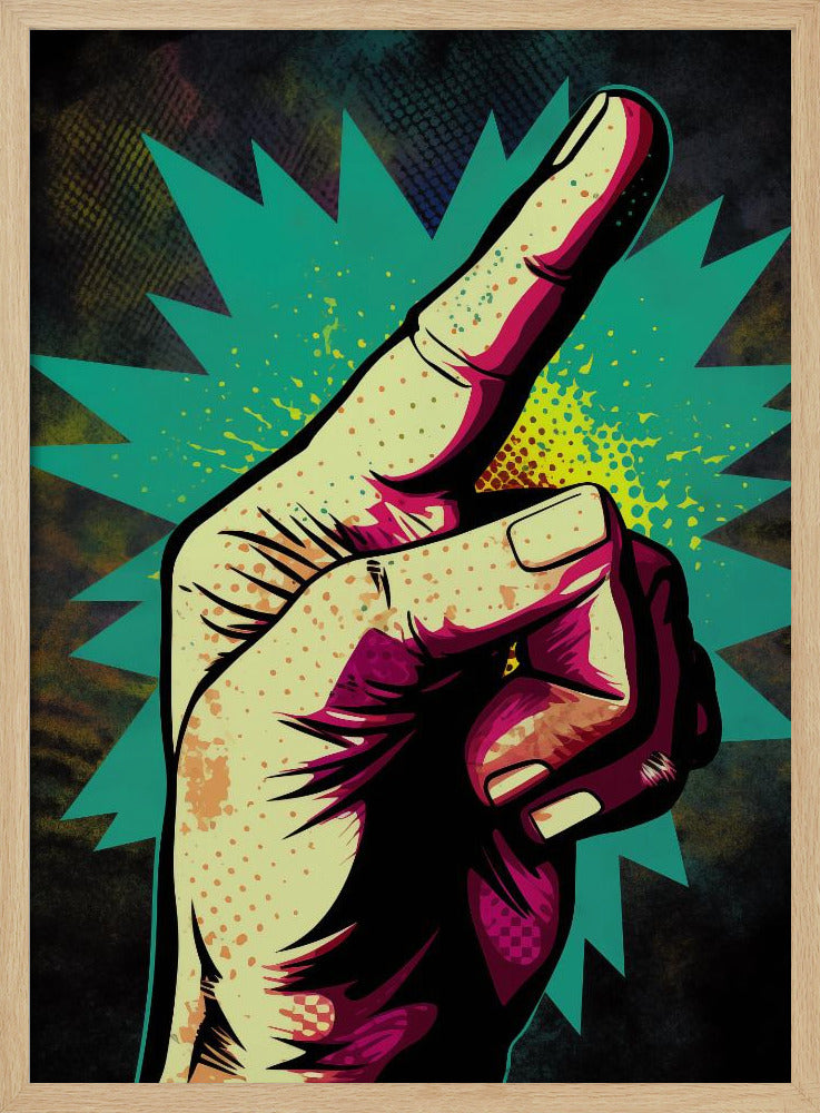 Lebhafte Handgesten | Poster