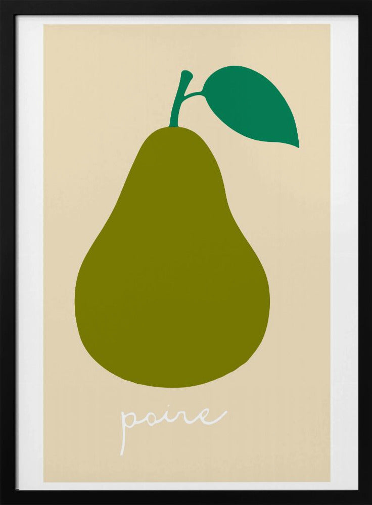La Poire (Dunkelgrün) | Poster