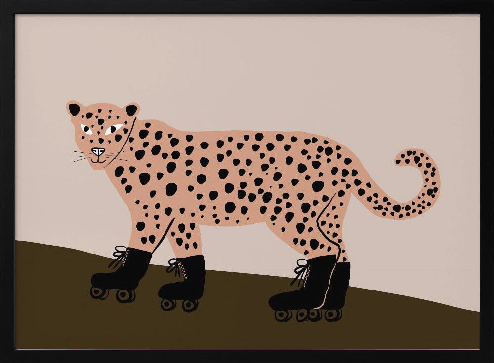 Leoparden-Skaten | Poster