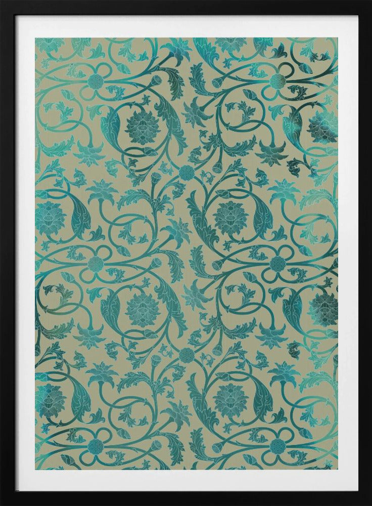 Floraler Wirbelwind | Poster