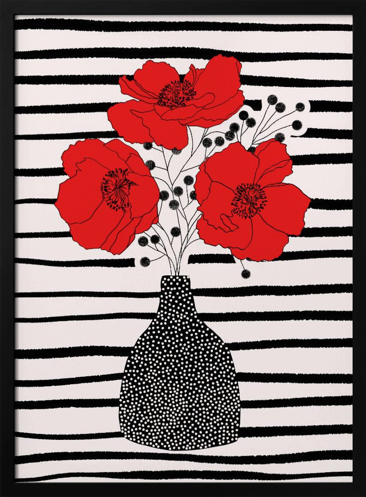 Drei Mohnblumen | Poster