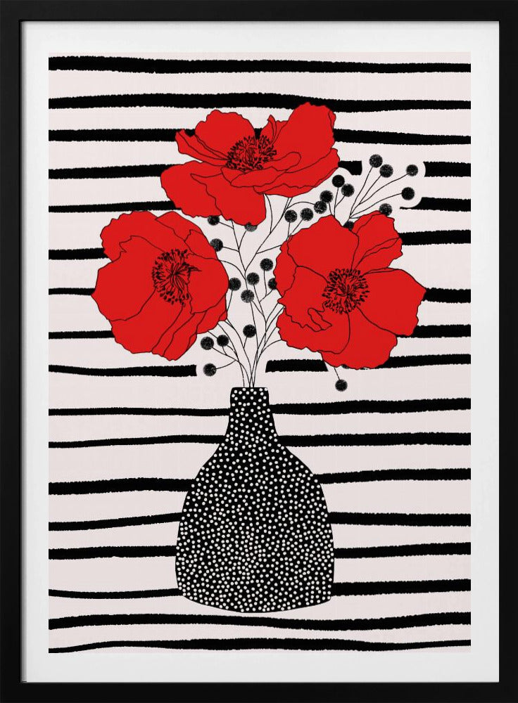 Drei Mohnblumen | Poster