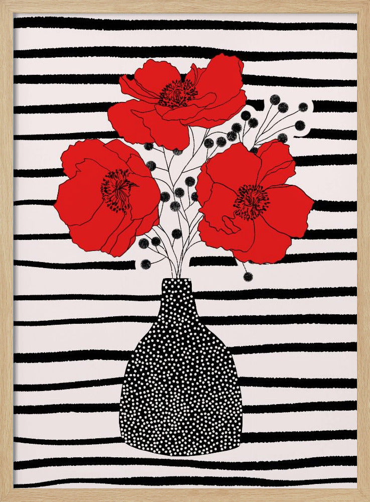 Drei Mohnblumen | Poster