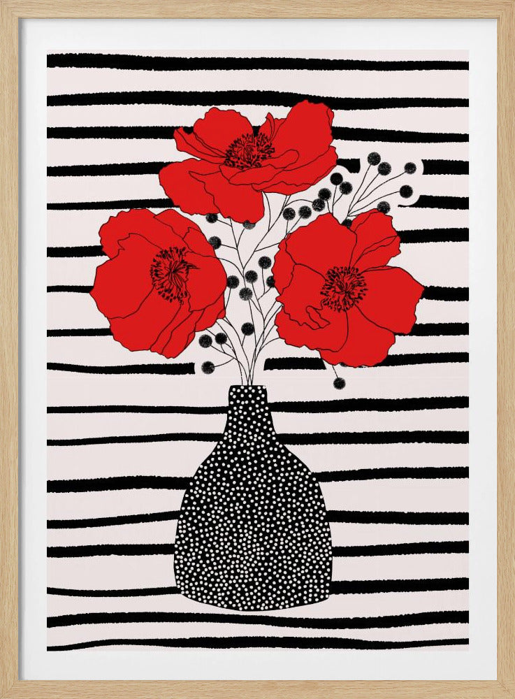 Drei Mohnblumen | Poster