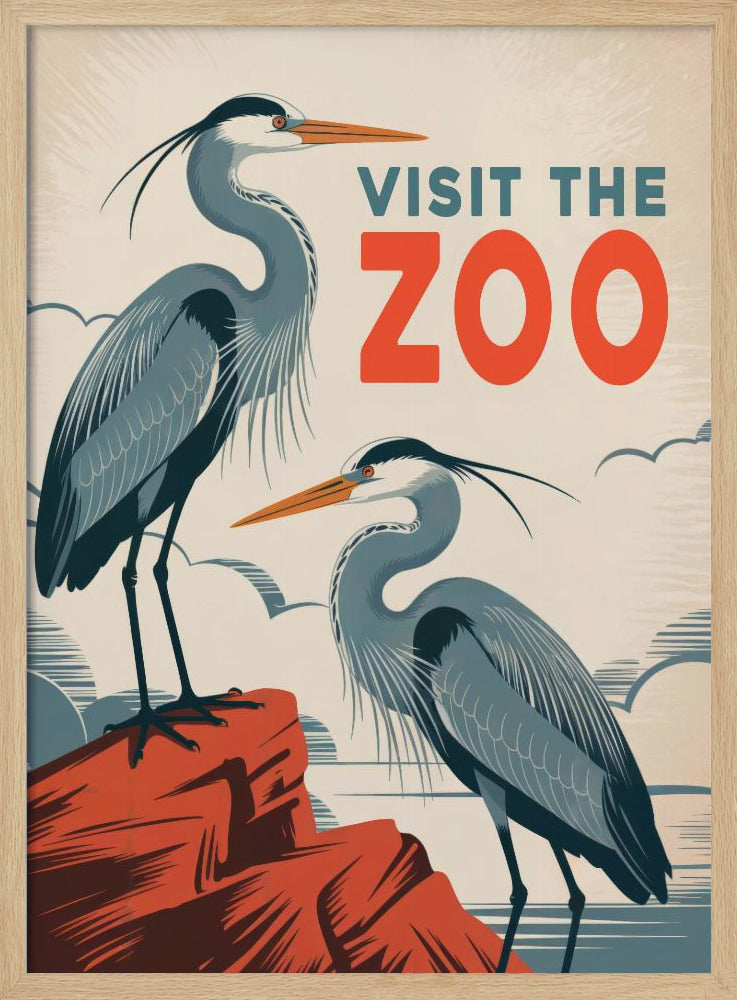 Besuchen Sie den Zoo | Poster