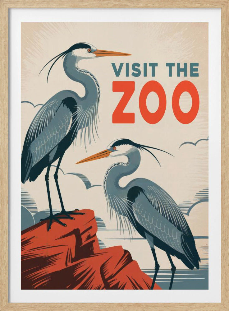 Besuchen Sie den Zoo | Poster