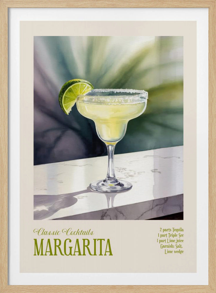 Klassische Cocktails - Margarita | Poster