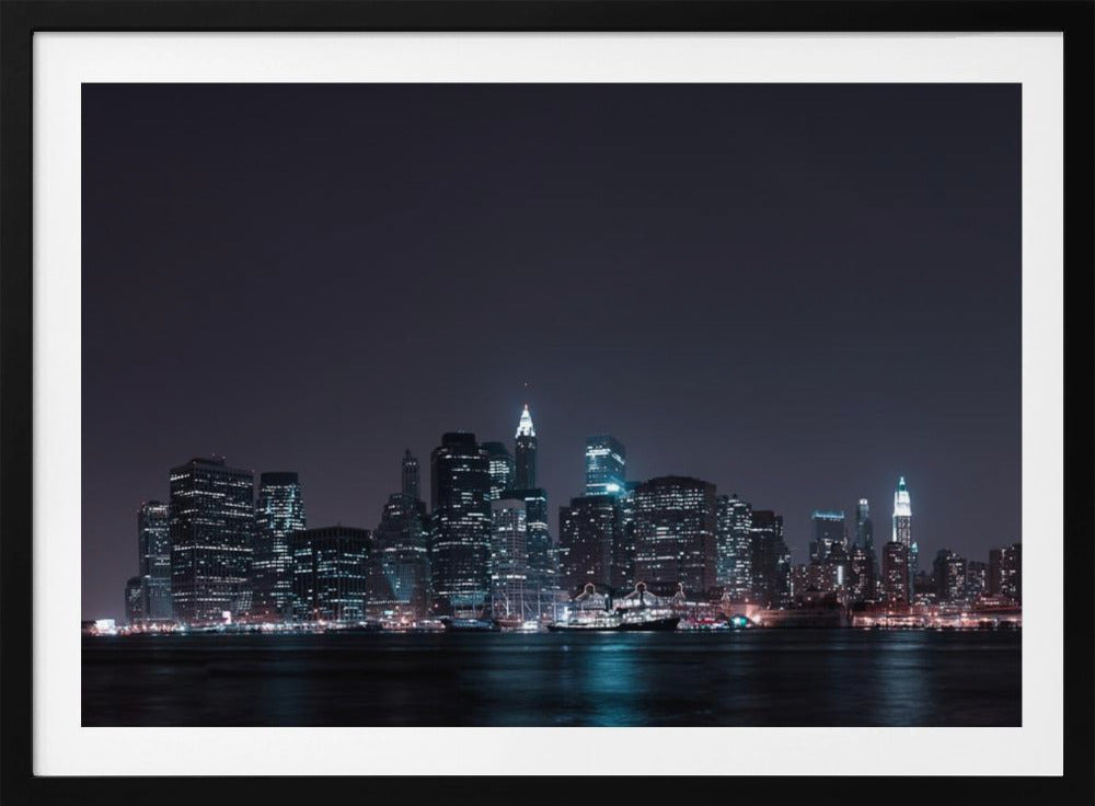 Skyline von Manhattan und Brooklyn Bridge | Poster