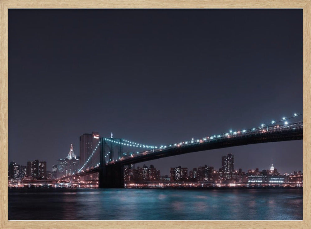 Skyline von Manhattan und Brooklyn Bridge | Poster