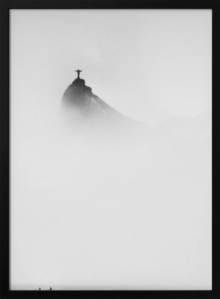 Christus im Nebel | Poster