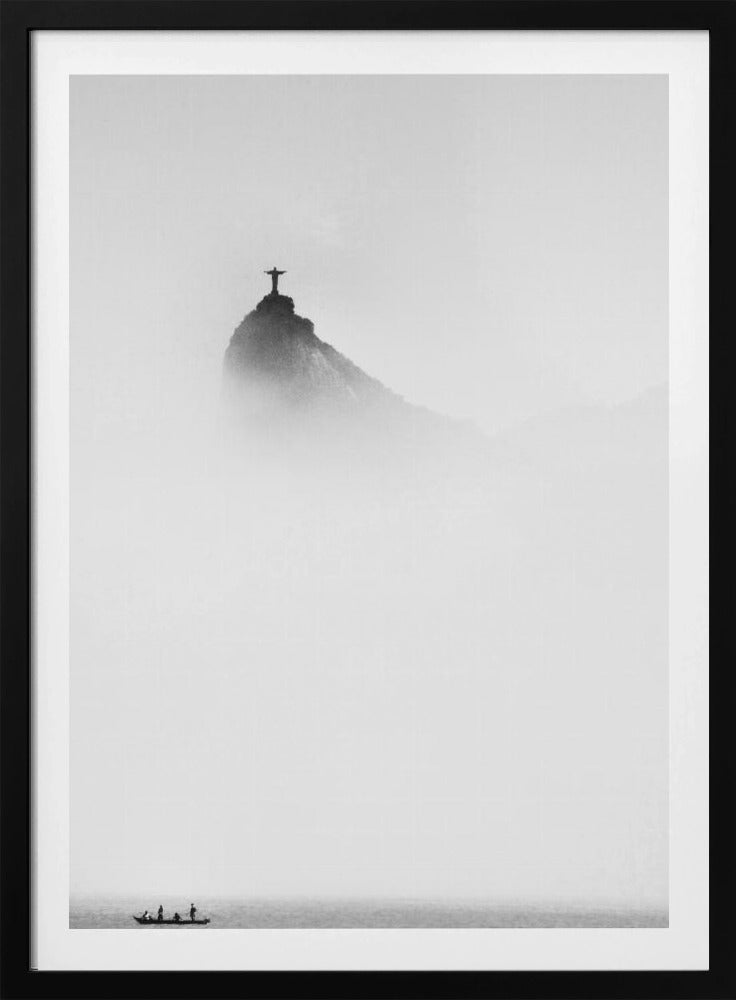 Christus im Nebel | Poster