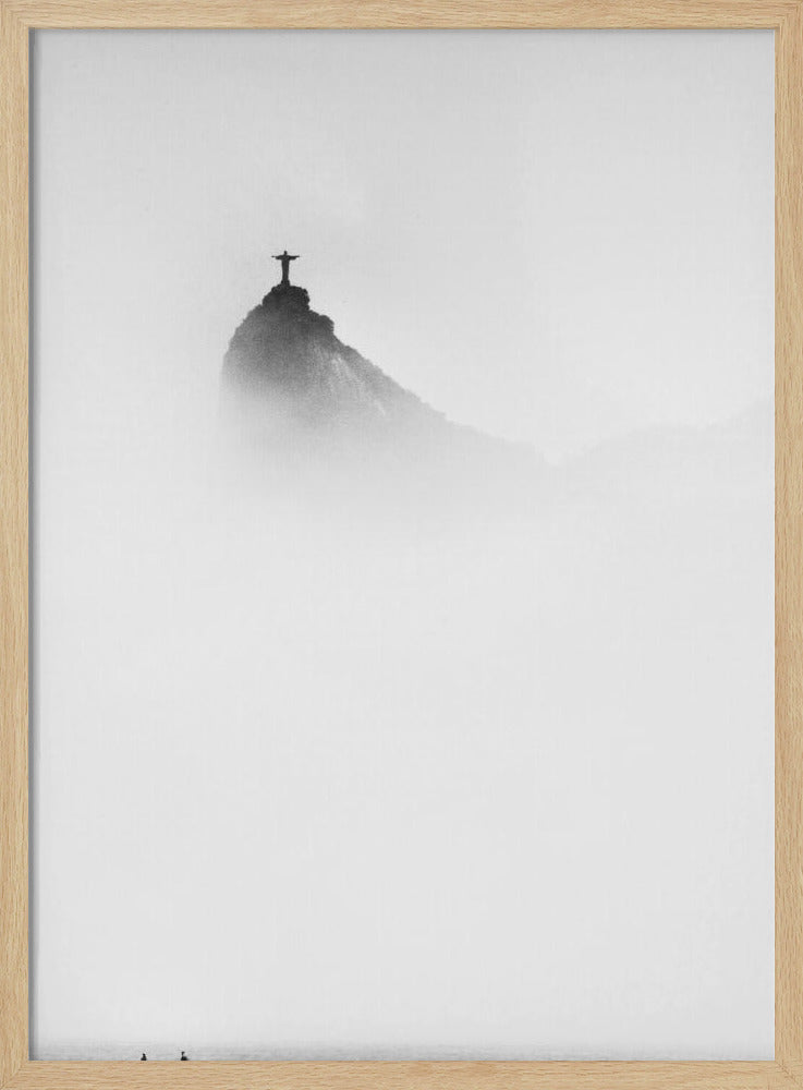 Christus im Nebel | Poster