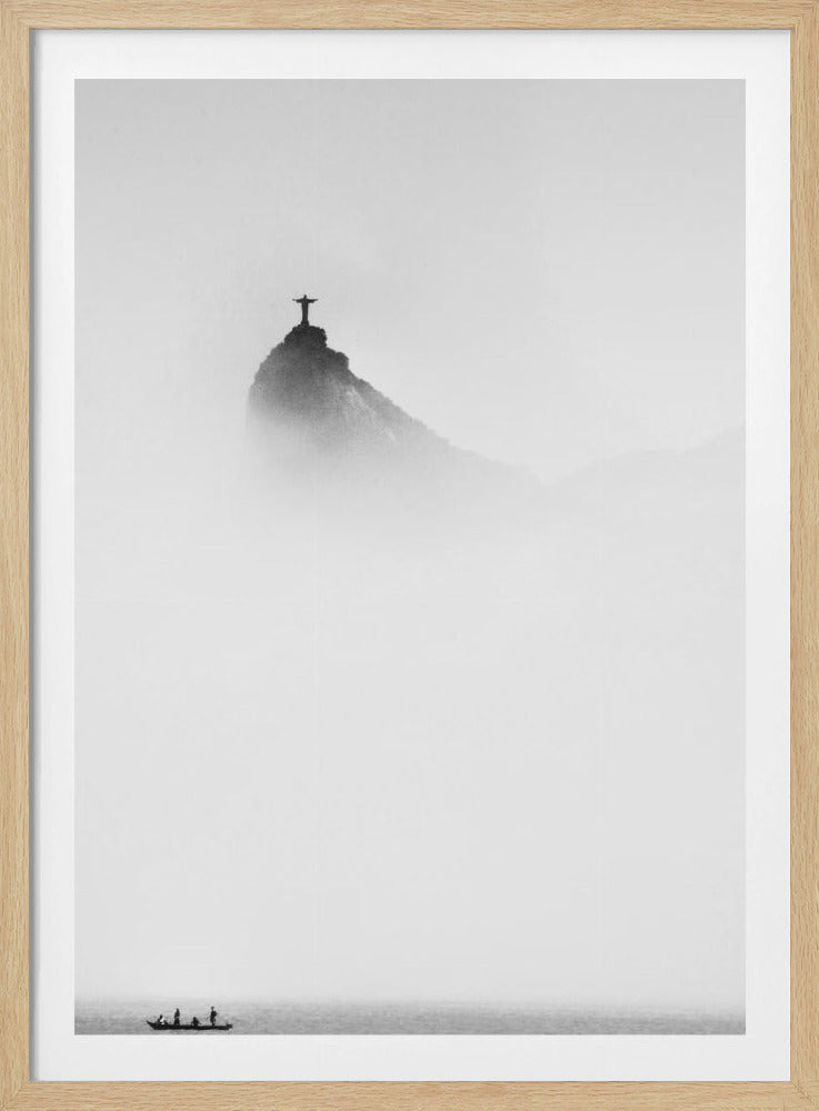 Christus im Nebel | Poster