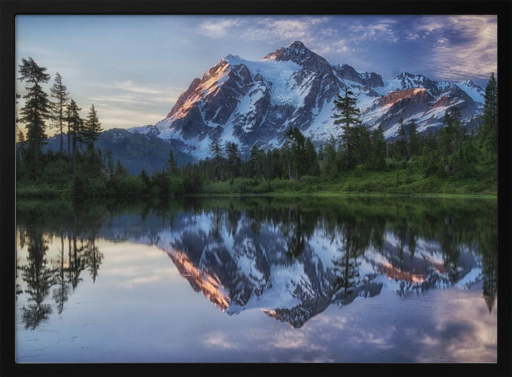 Sonnenaufgang auf dem Berg Shuksan | Poster