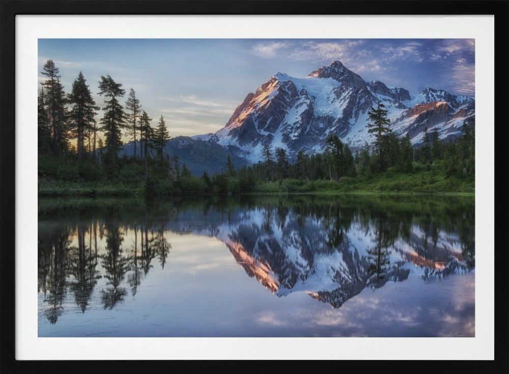 Sonnenaufgang auf dem Berg Shuksan | Poster