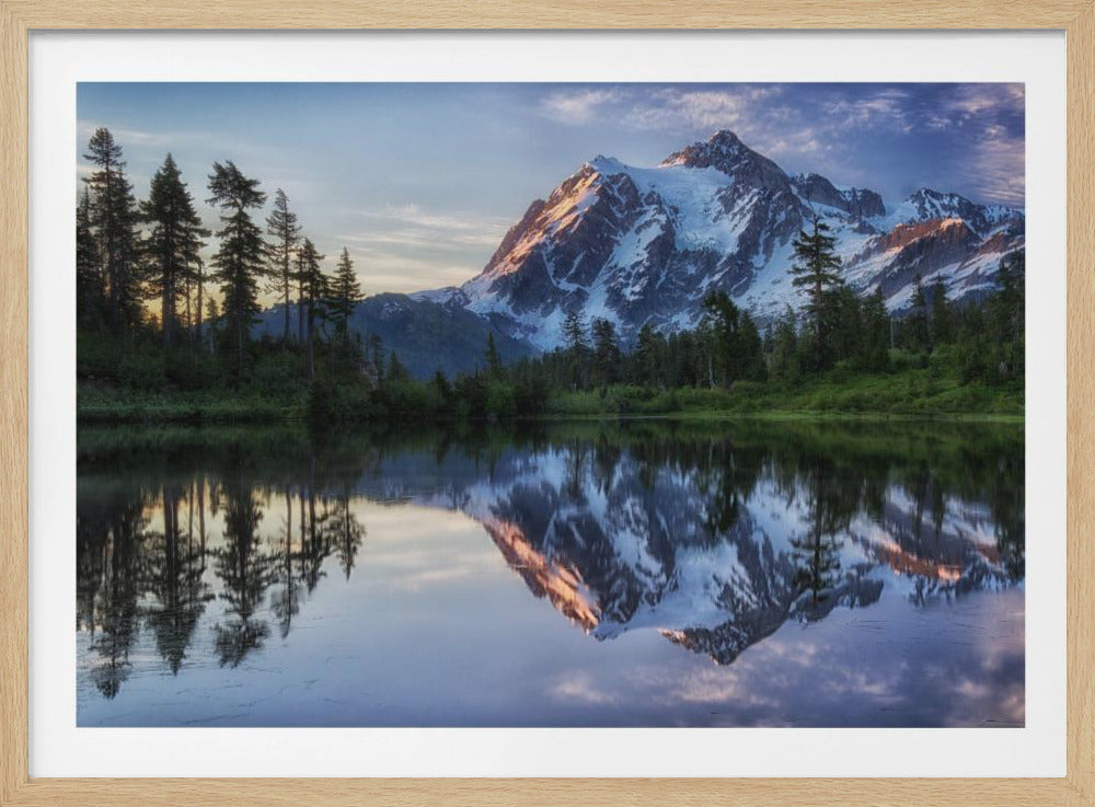 Sonnenaufgang auf dem Berg Shuksan | Poster