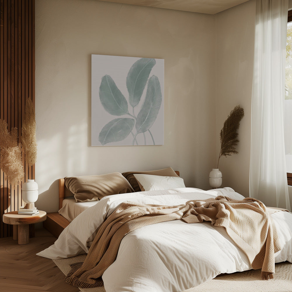 Blätter Aquarell | Leinwand
