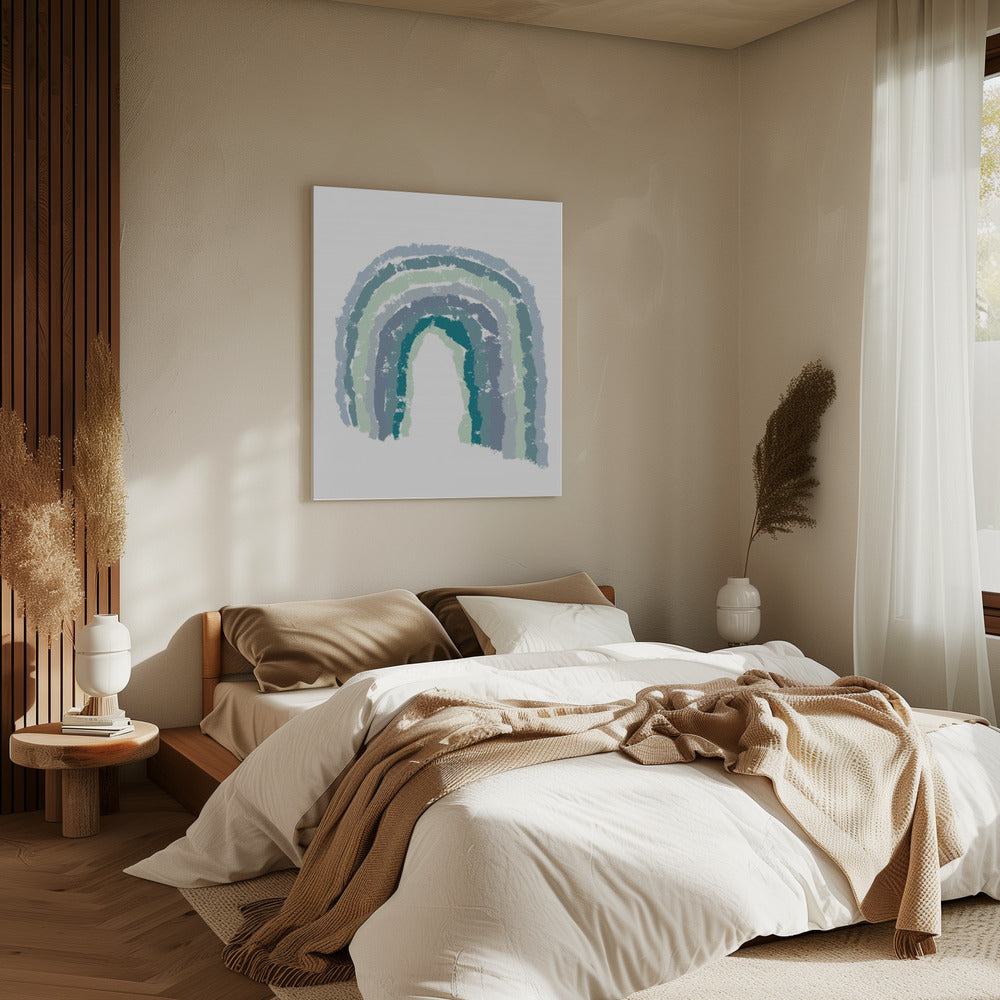 Regenbogenblau | Leinwand