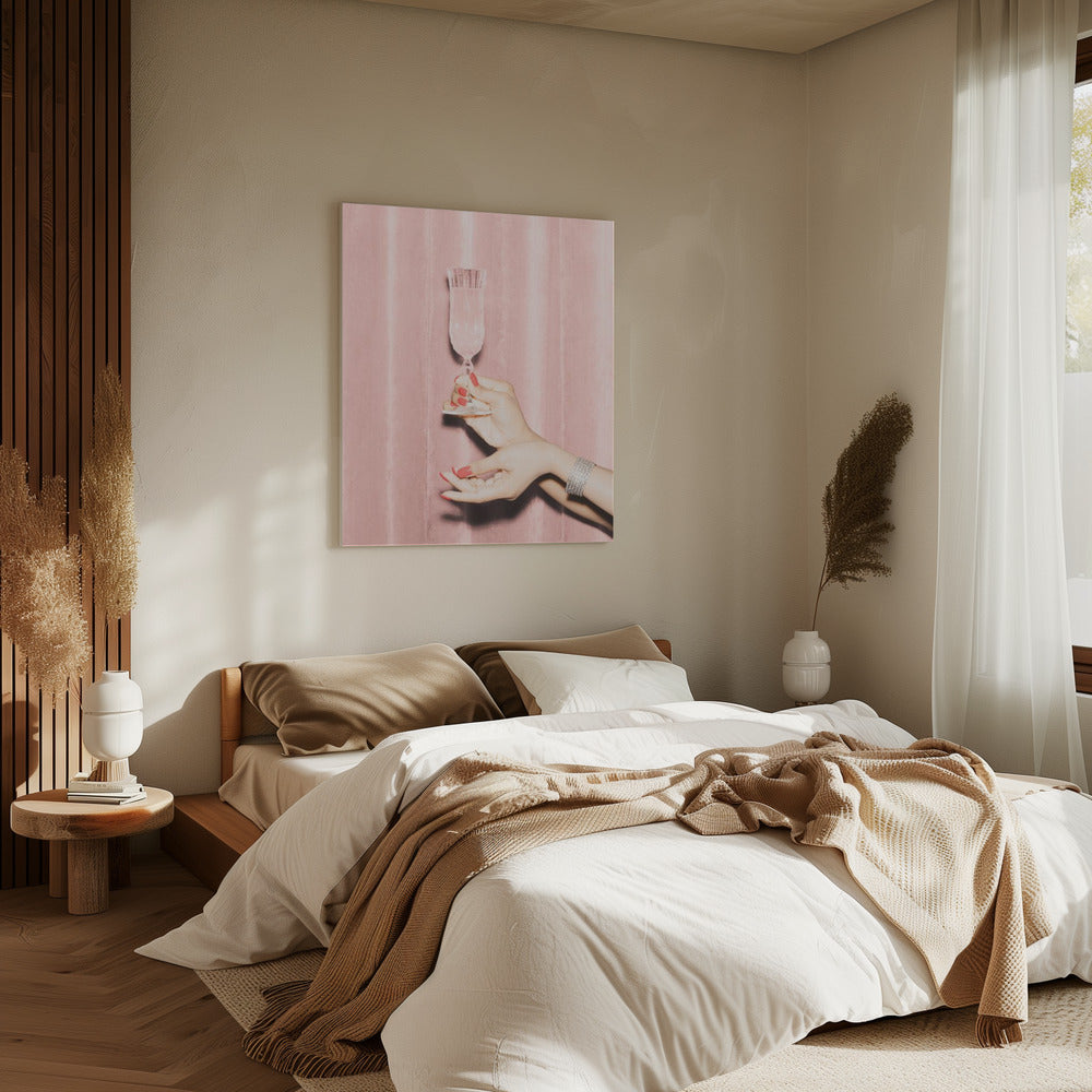 Here's To Pink 01 | Canvas