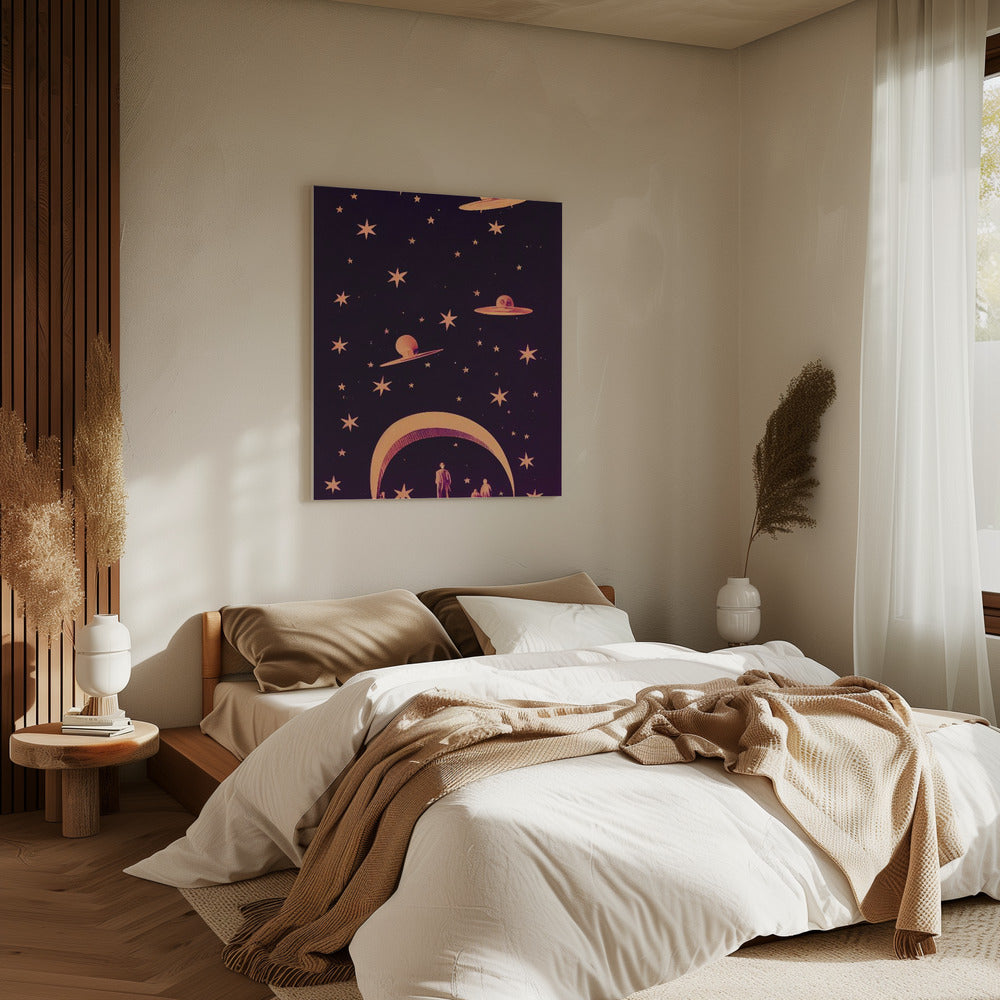 Galaktische Traumlandschaft | Leinwand