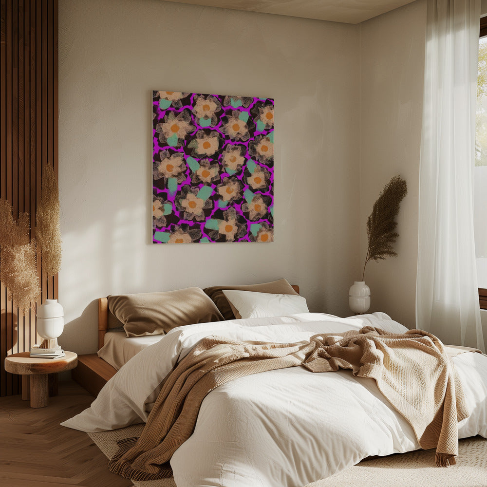 Vibrant Petal Dance | Canvas