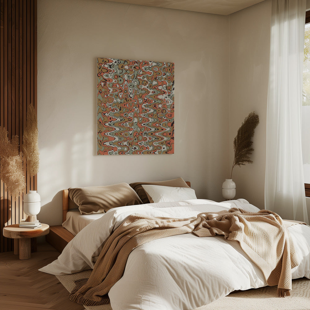 Lebendige Wellen | Leinwand