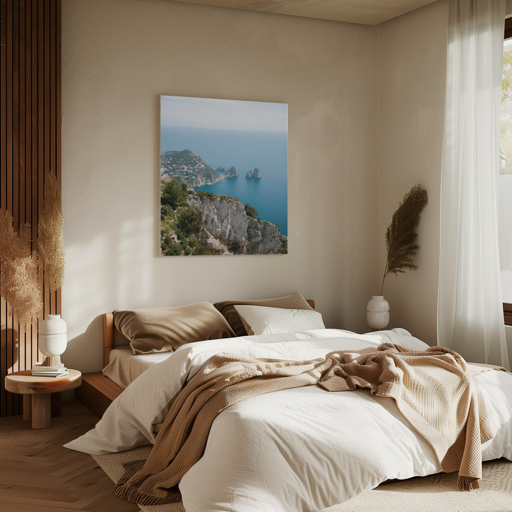 Küste von Capri, Italien | Leinwand