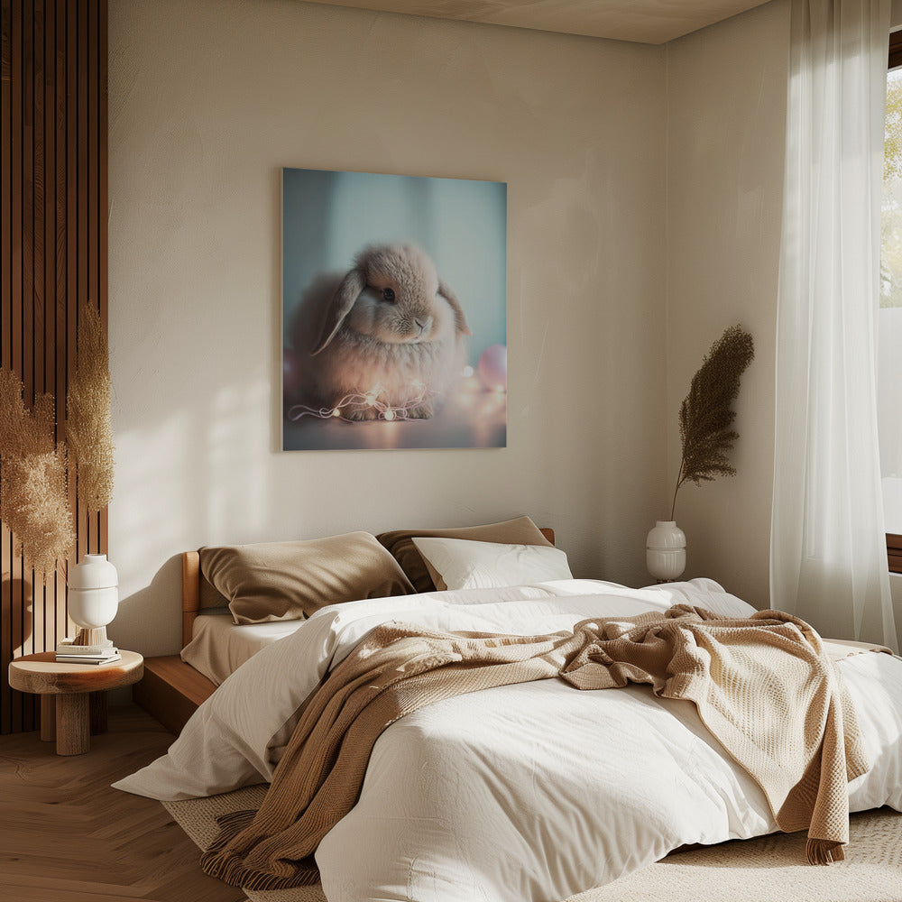 Flauschiges Leuchten | Leinwand