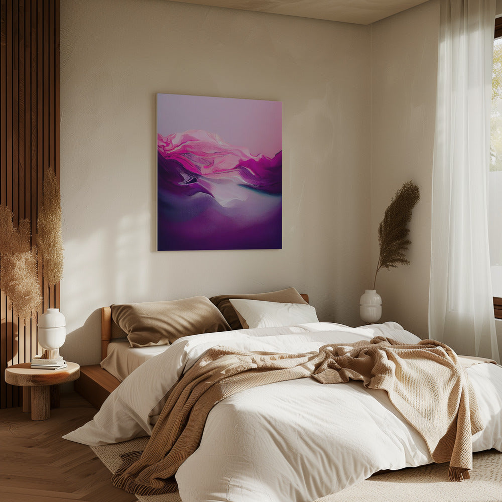 Crimson Horizon | Canvas