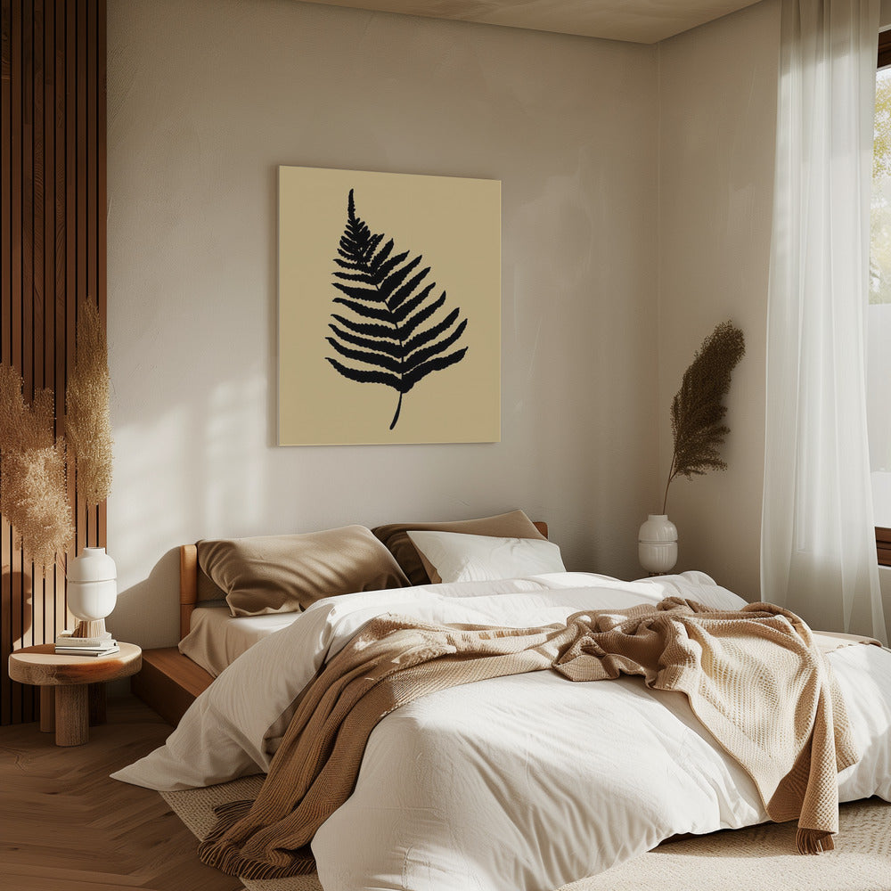 Fern 02 Yellow | Canvas