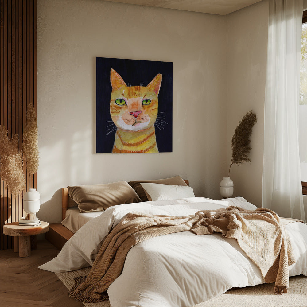 Ingwerkatze | Leinwand