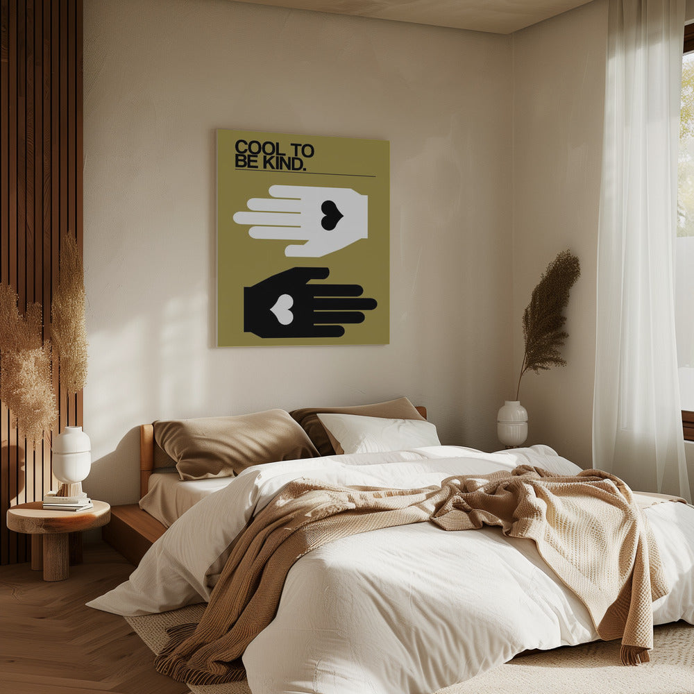 Cool To Be Kind Olive | Canvas