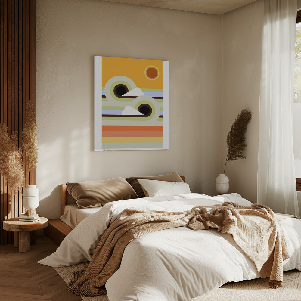 Ride The Wave Sunrise | Canvas