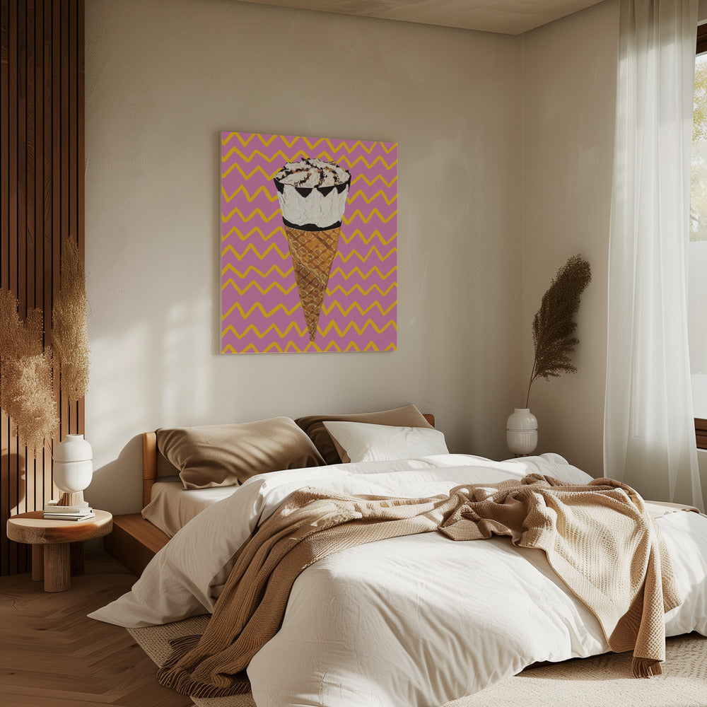 Cornetto Rosa | Leinwand