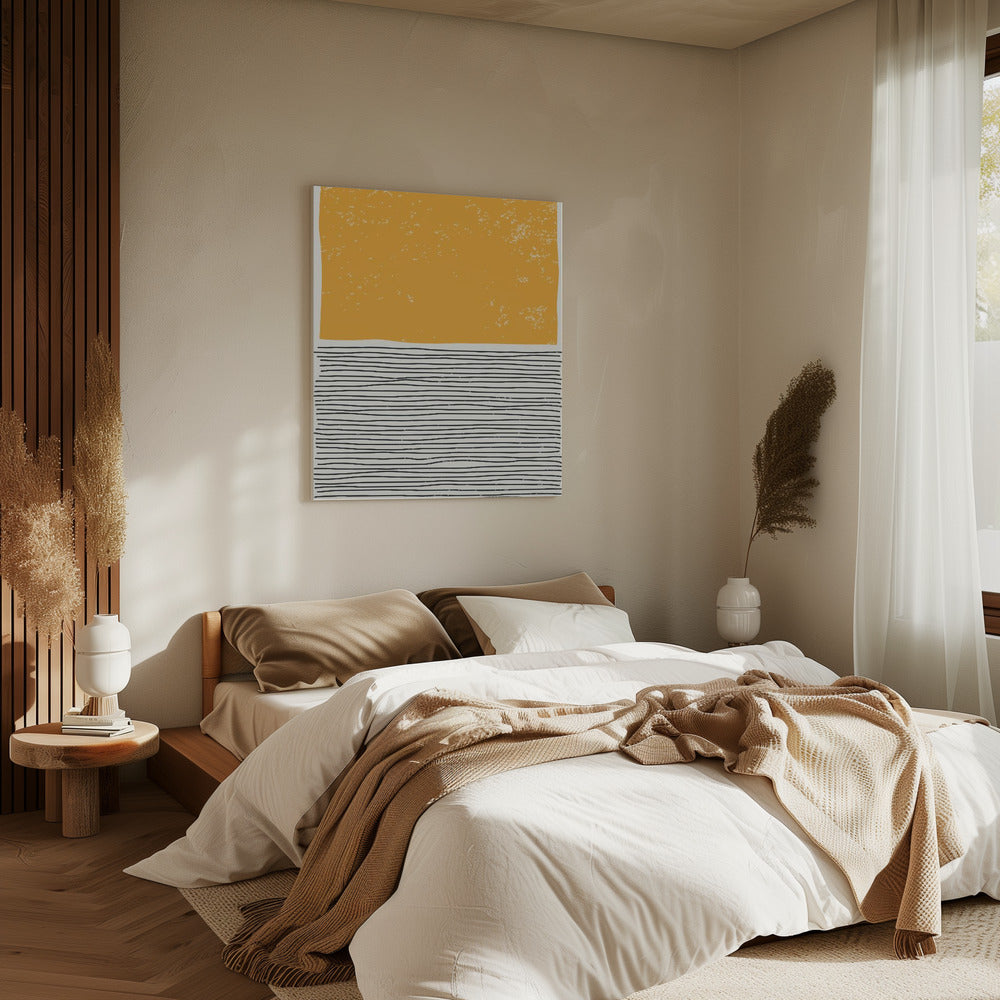 Minimales Gelb | Leinwand