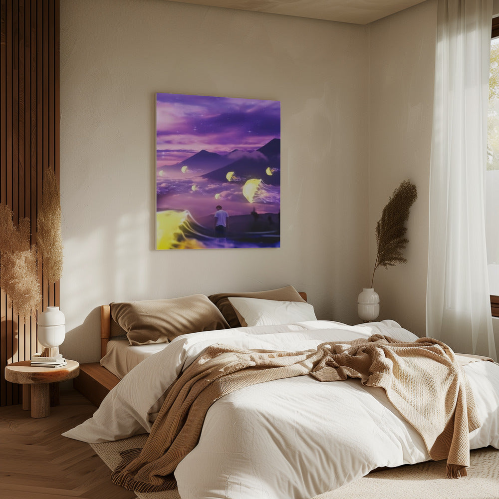 Quallenberg | Leinwand