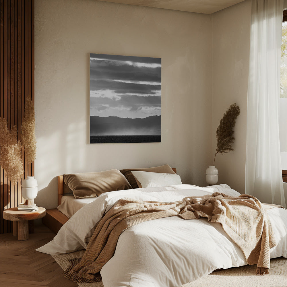 Schwarz-Weiß-Landschaft | Leinwand