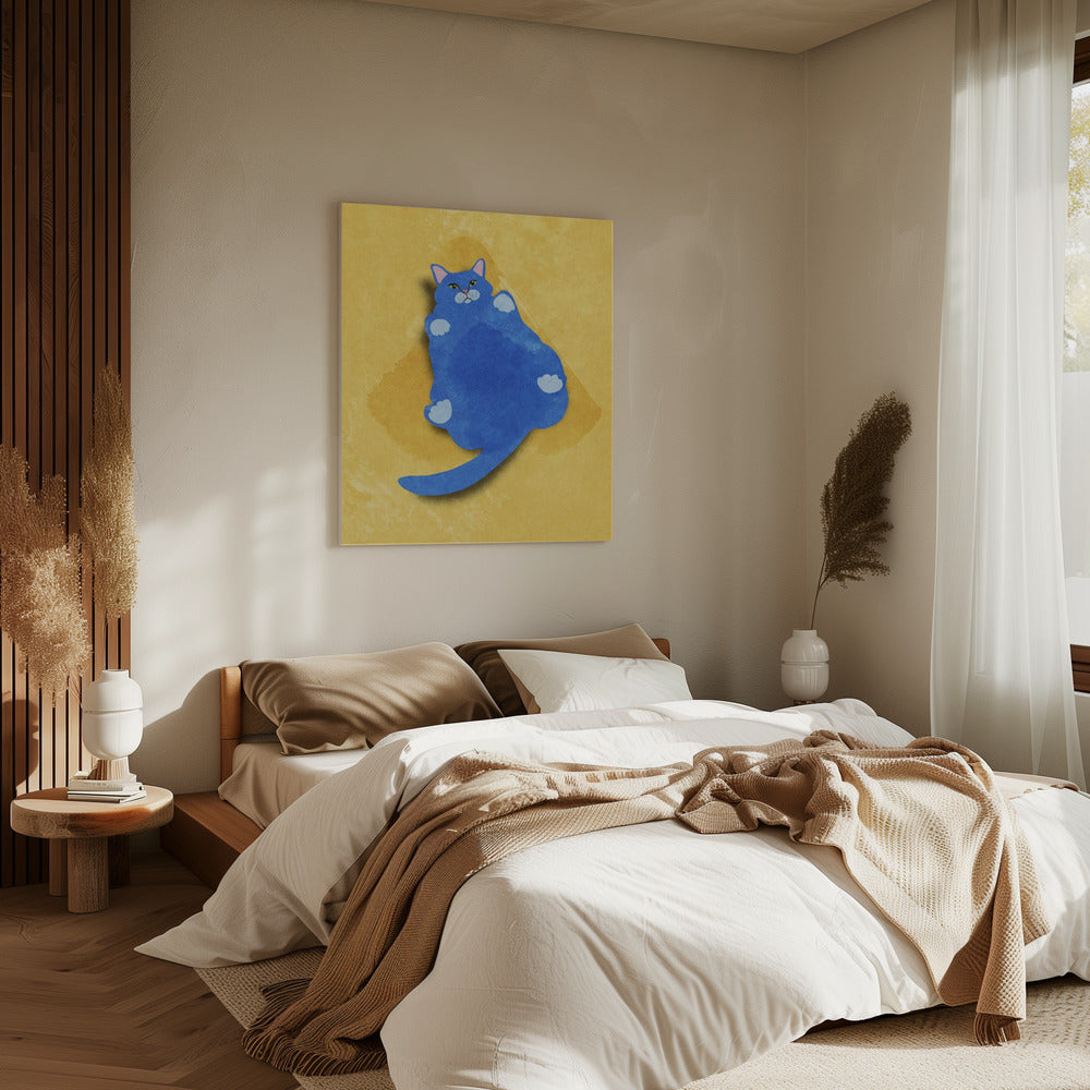 Fette Katze | Leinwand