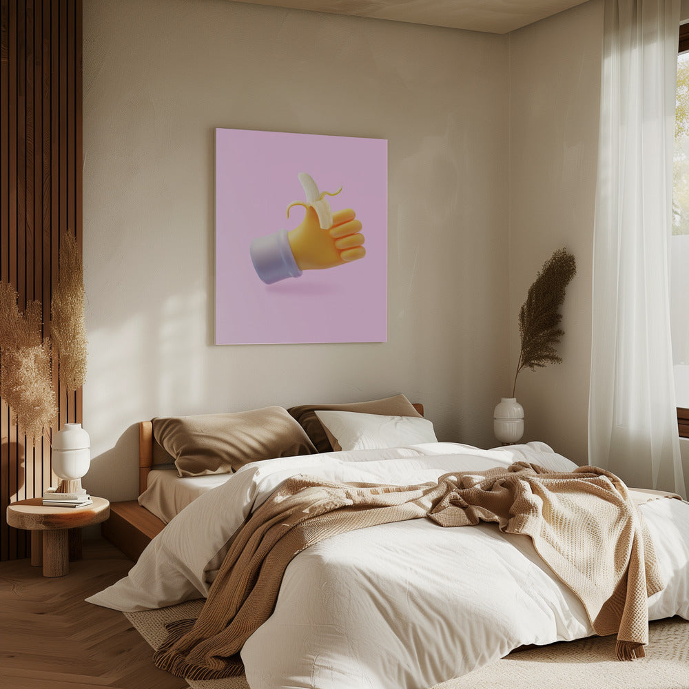 Wie Banane | Leinwand