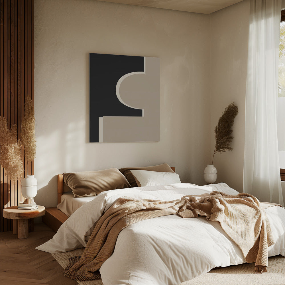 Abstrakte grafische Formen | Leinwand