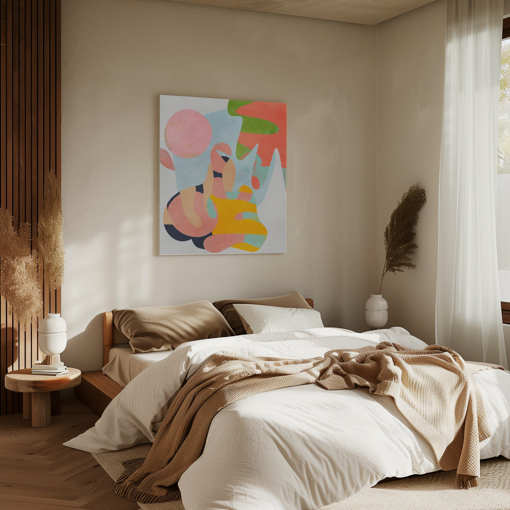 Pastel cut out | Canvas